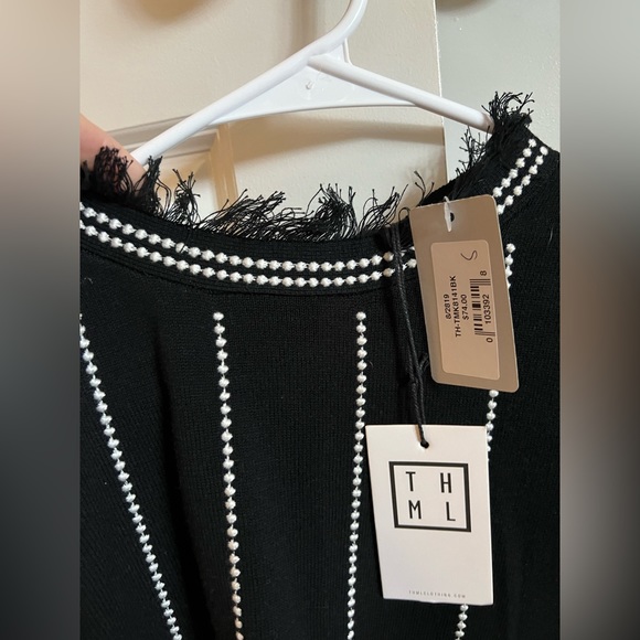 THML black knit top NWT - Picture 3 of 5